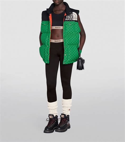 gucci x the north face cropped|More.